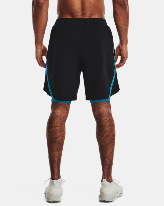 Men's UA Launch Run 2-in-1 Shorts, Black, pdpMainDesktop image number 1